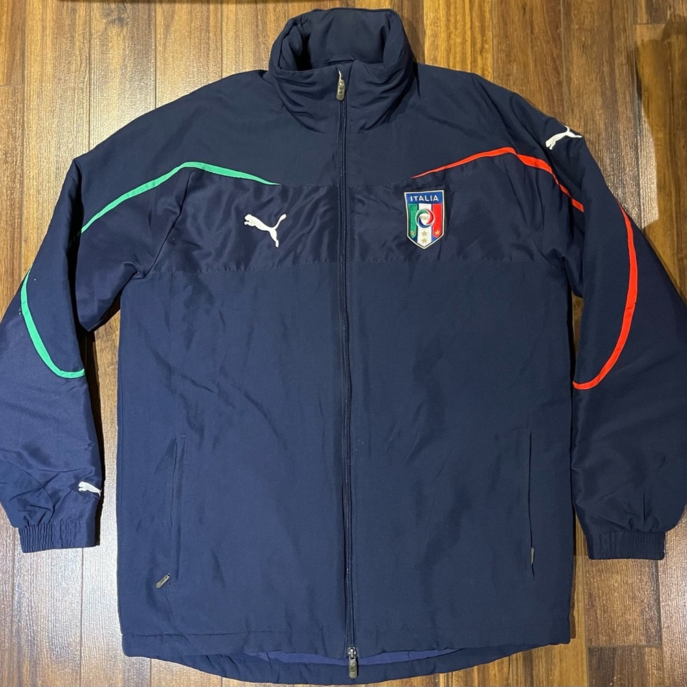 2010-12 Italy Puma Padded Bench Coat - 9/10 - (S)